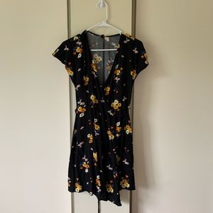 Floral Wrap Dress